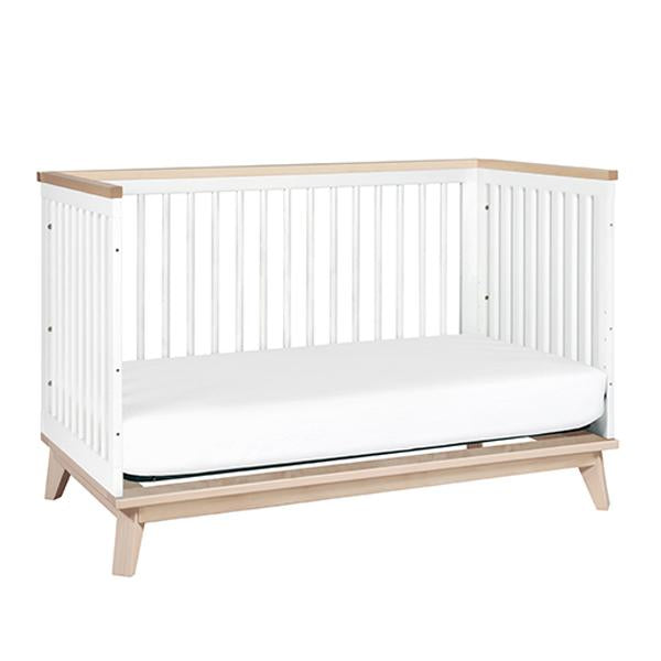 BABYLETTO SCOOT COT, WHITE / WASHED NATURAL