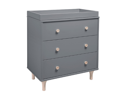 BABYLETTO LOLLY CHANGER DRESSER GREY/NATURAL